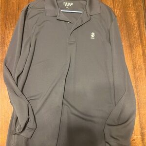IZOD Golf Long Sleeve Polo Shirt, Size: Large